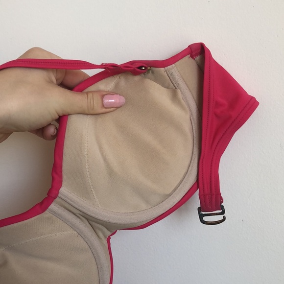 Victoria’s Secret Swim - Pink Bikini Bandeau Top - Size 34c - Picture 6 of 11